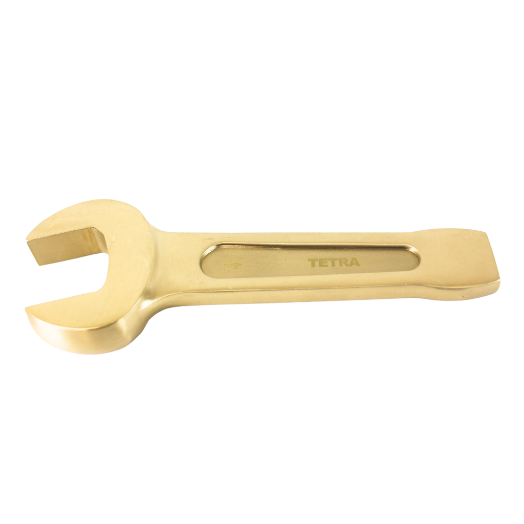 TETRA Wrench Striking Single Open End 41 mm Non-Spark Aluminium-Bronze, IMPA 615584
