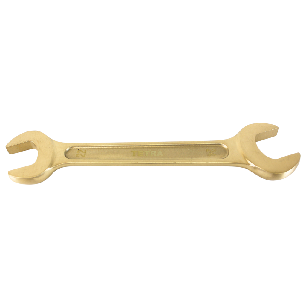 TETRA Wrench Double Open End 22 x 24 mm Non-Spark Aluminium-Bronze, IMPA 615457