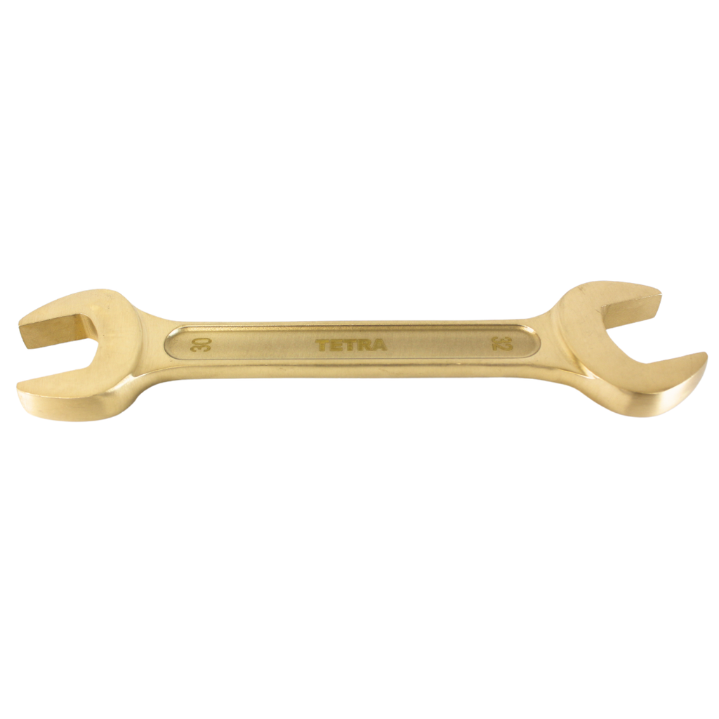 TETRA Wrench Double Open End 30 x 32 mm Non-Spark Aluminium-Bronze, IMPA 615478
