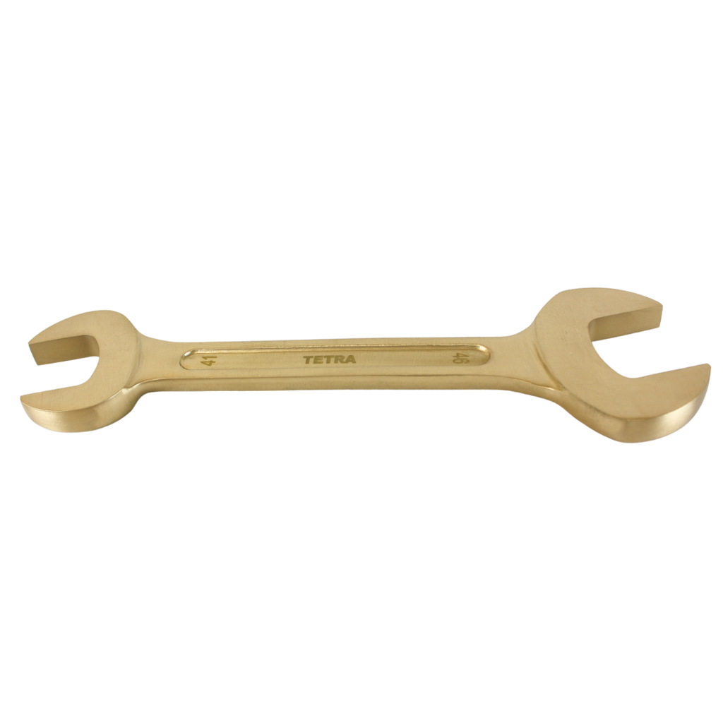 TETRA Wrench Double Open End 41 x 46 mm Non-Spark Aluminium-Bronze, IMPA 615454