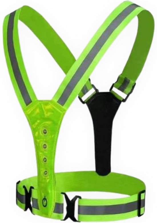 C-Line Marine Hardloopvest - LED - Geel