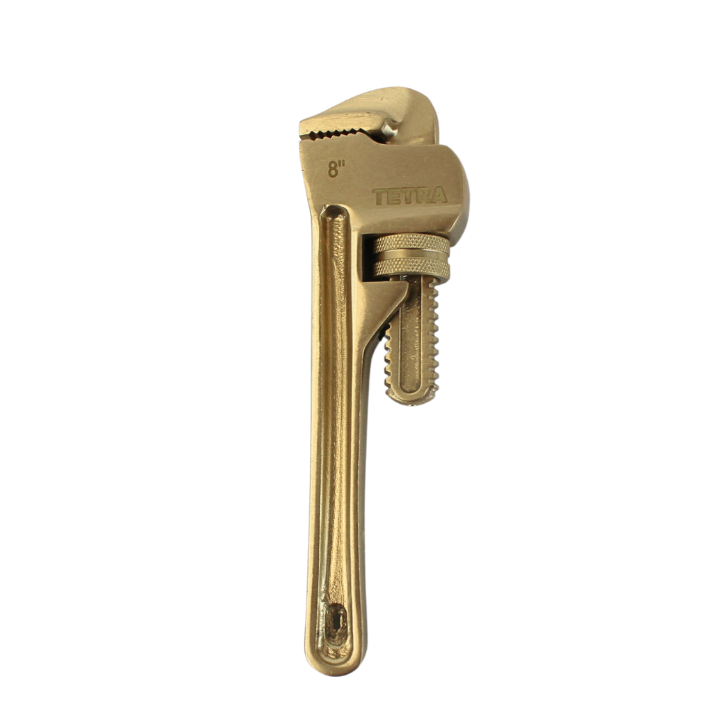 TETRA Stillson Pijptang 200mm, Vonkvrij Aluminium-Brons, IMPA 615651