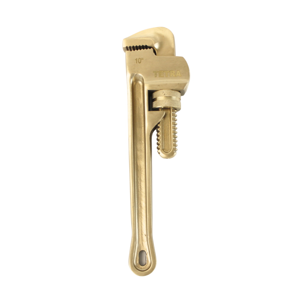 TETRA Wrench Pipe Straight 250 mm, Non-Spark Aluminium-Bronze, IMPA 615652