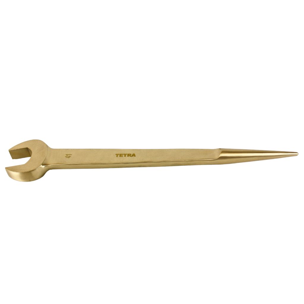 TETRA Wrench Open & Spud End 41 mm Non-Spark Aluminium-Bronze, IMPA 615541