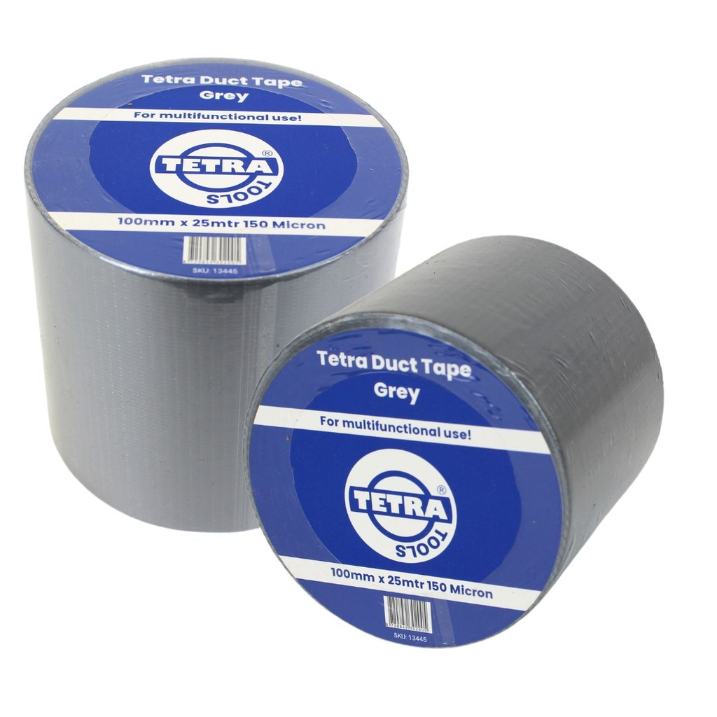TETRA Duct Tape 100mmx25Mtr grey, 150 Micron , IMPA 471286