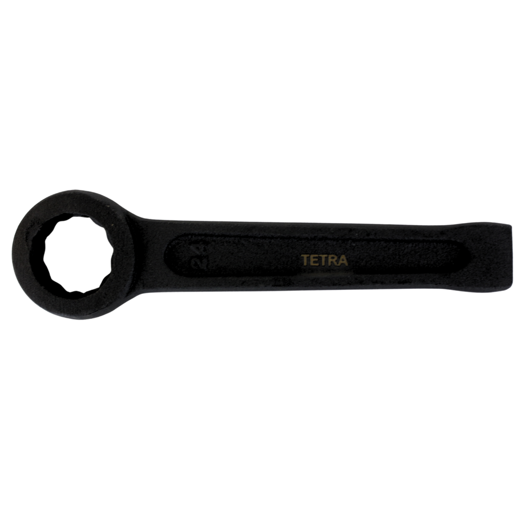 TETRA Striking wrench 24 mm. 12-Point Ring, DIN 7444.