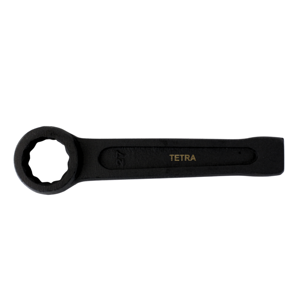 TETRA Striking wrench 27 mm, 12-Point Ring. DIN 7444.