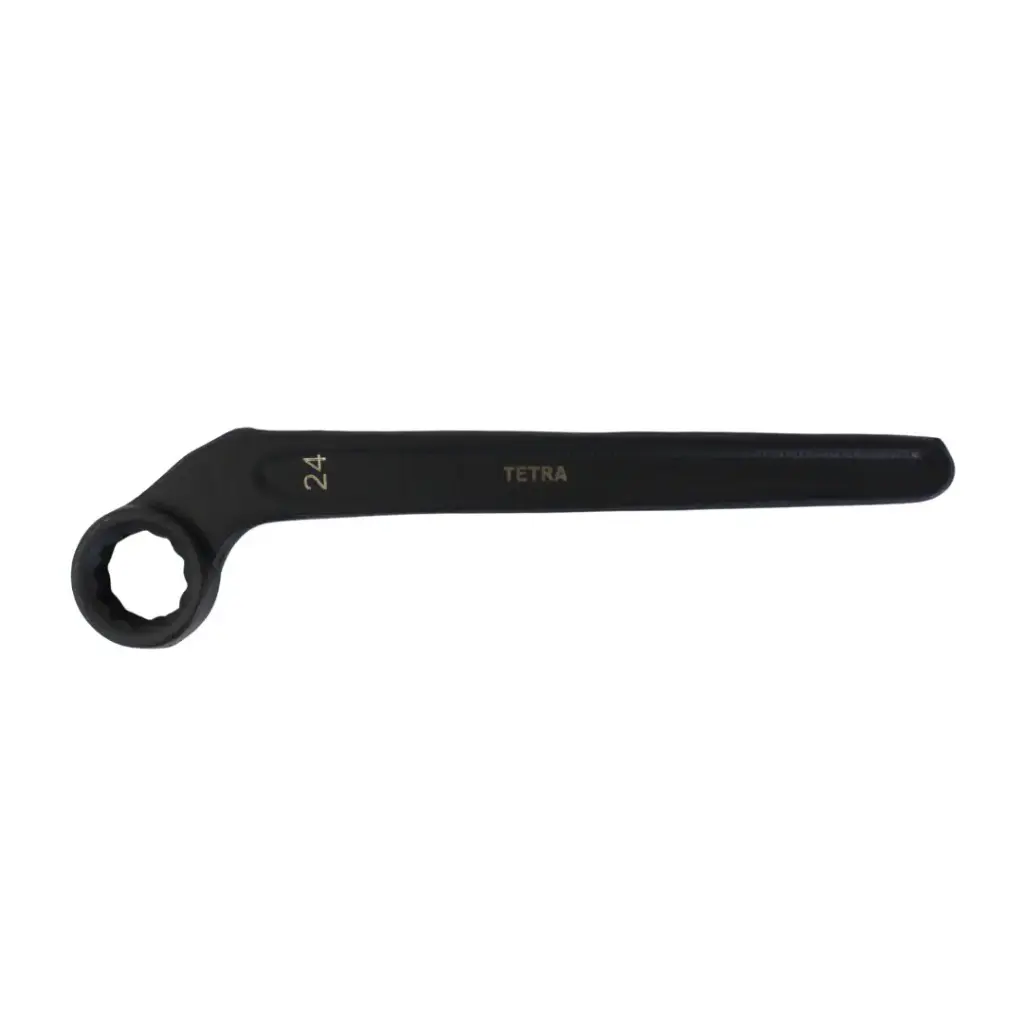TETRA Ringsleutel plat gebogen 24 mm. 12-Kant. IMPA 610661