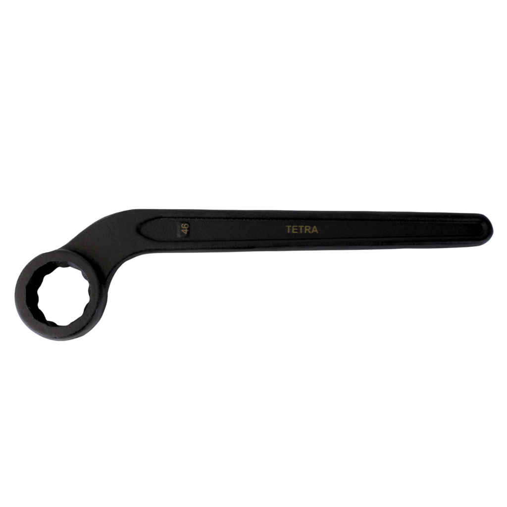 TETRA Ringsleutel plat gebogen 46 mm. 12-Kant. IMPA 610671