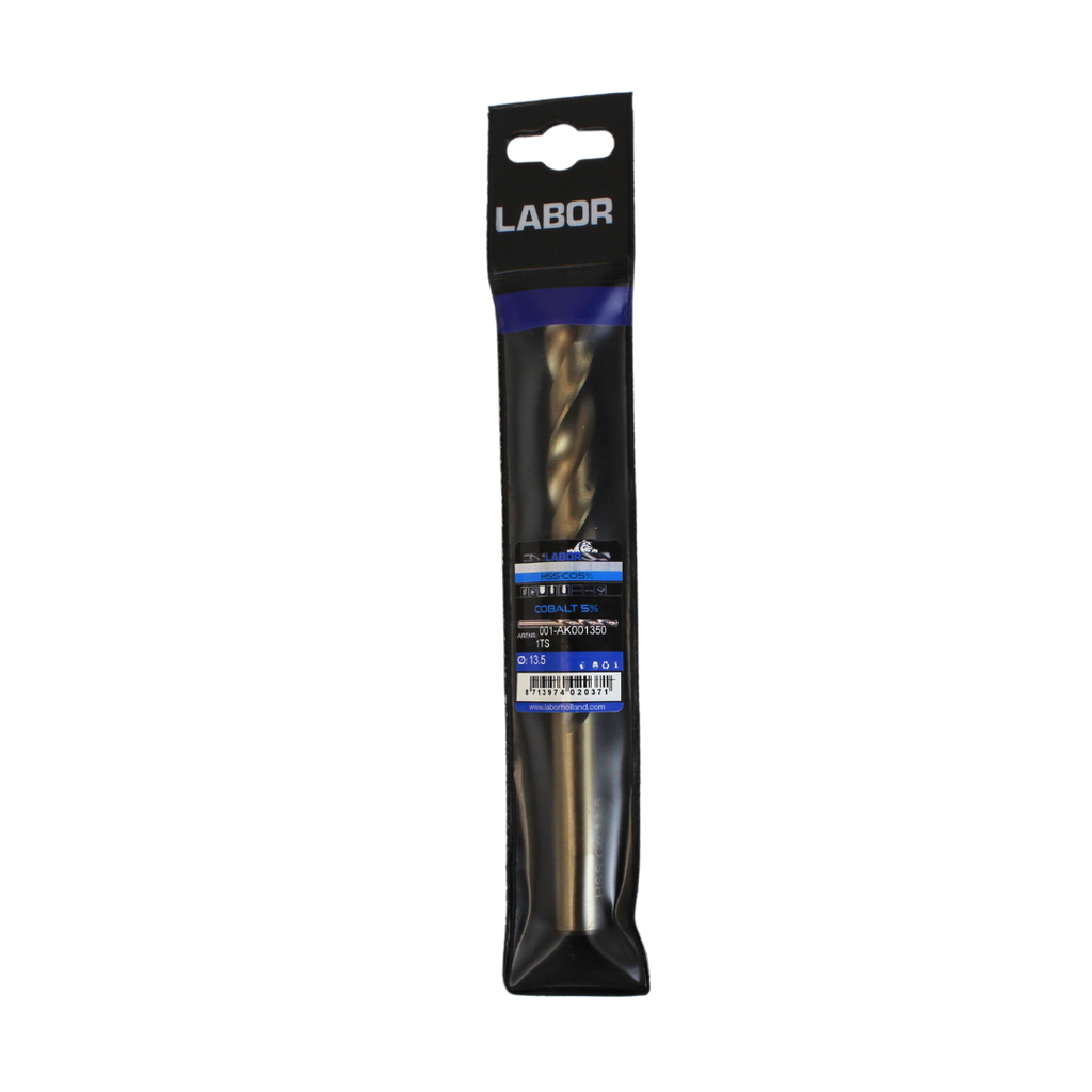 Labor Metaalboor HSS-Cobalt 5% DIN338. 13.5MM.