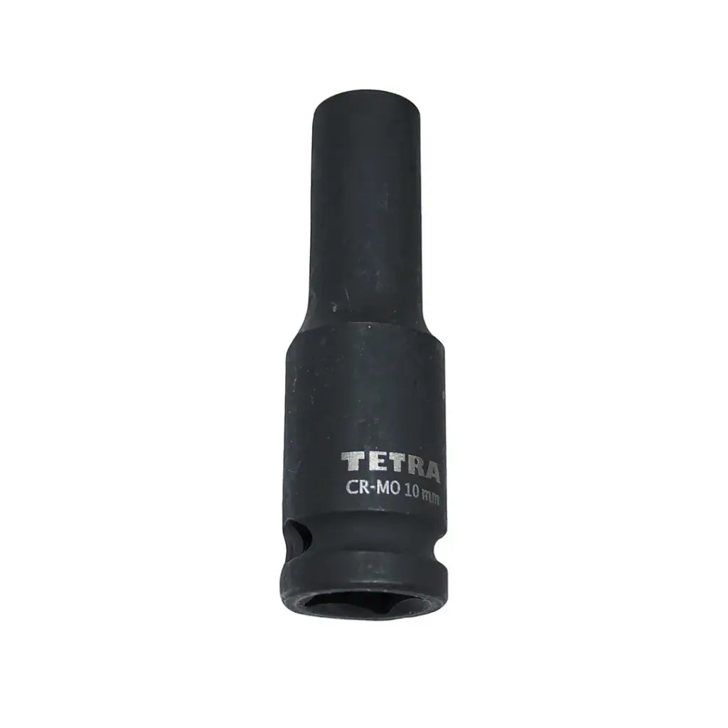 TETRA  Deep socket 10 mm impact wrench 1/2" (12,7 mm), Length 78mm. IMPA 590213