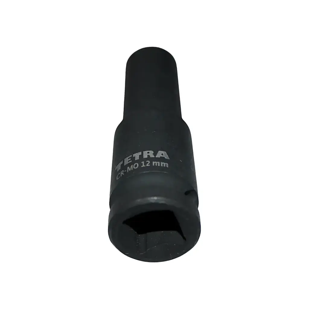 TETRA  Deep socket 12 mm impact wrench 1/2" (12,7 mm), Length 78mm. IMPA 590215