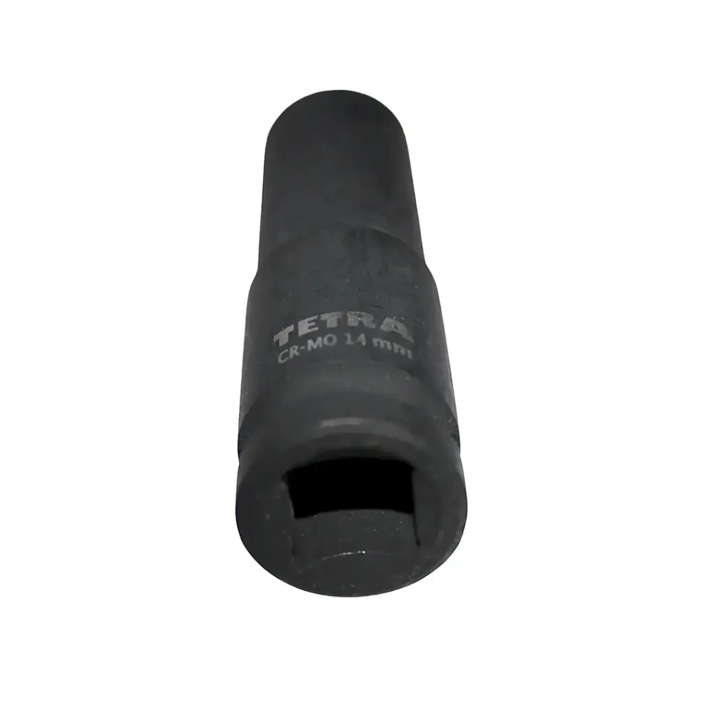 TETRA Krachtdop lang 14 mm voor Slagmoersleutel. 1/2" (12,7 mm),  Lengte 78mm. IMPA 590217