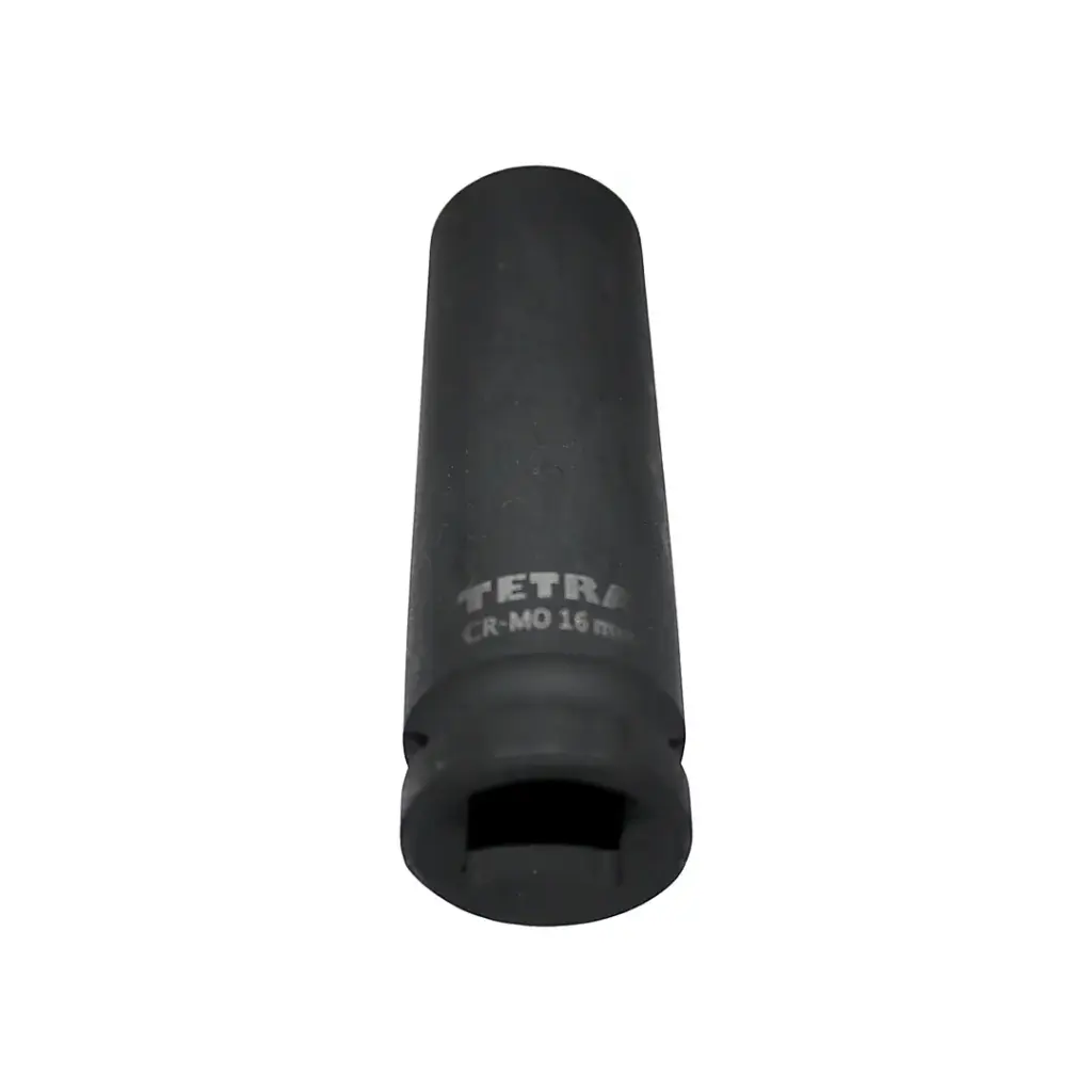 TETRA  Deep socket 16 mm impact wrench 1/2" (12,7 mm), Length 78mm. 