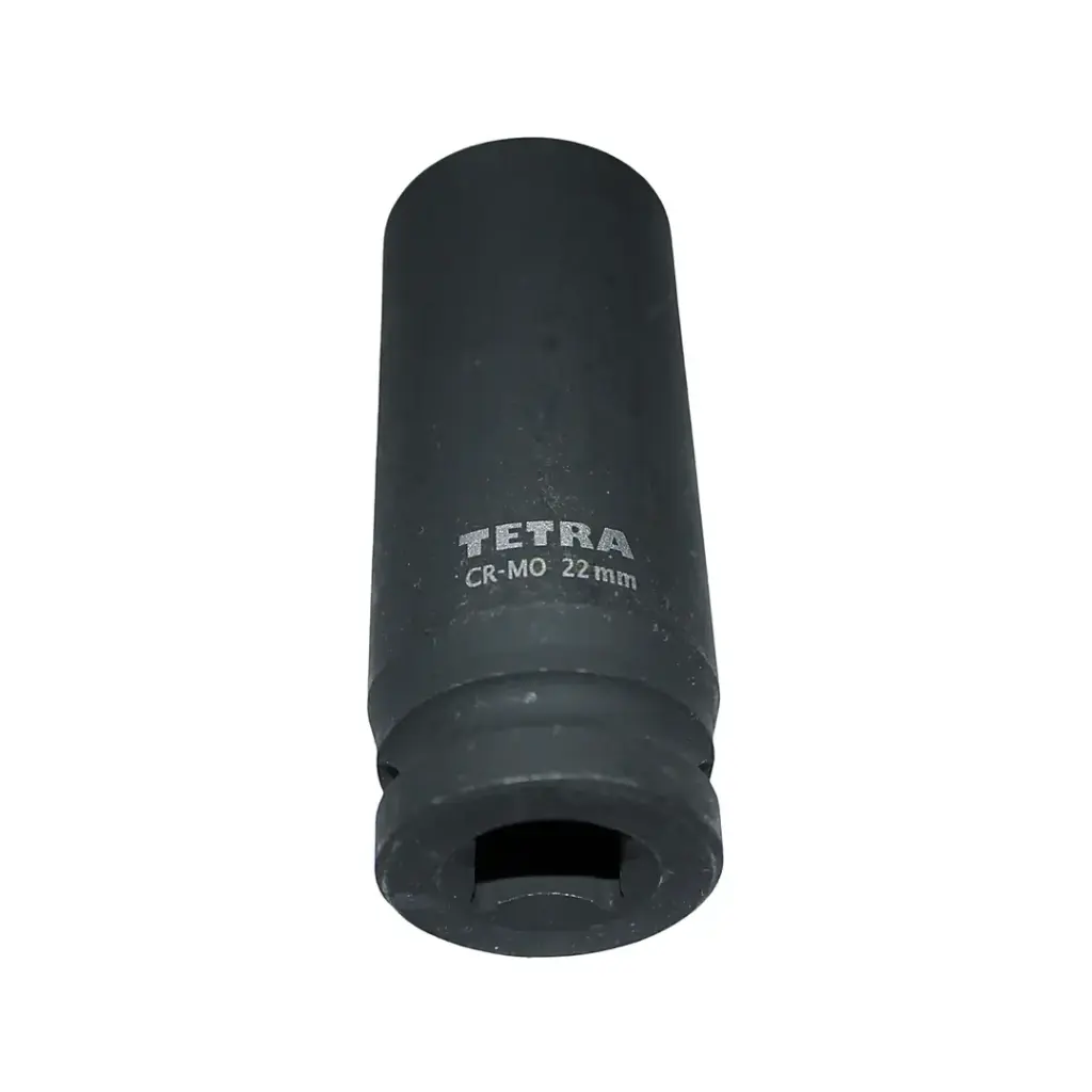 TETRA  Deep socket 22 mm impact wrench 1/2" (12,7 mm), Length 78mm. IMPA 590221
