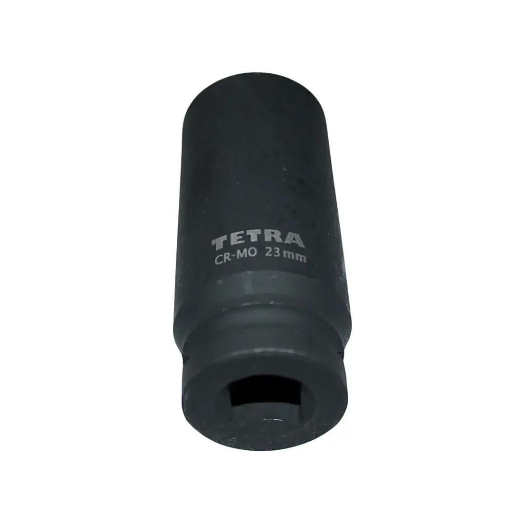 TETRA  Deep socket 23 mm impact wrench 1/2" (12,7 mm), Length 78mm. IMPA 590222