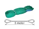 TETRA RS-2T5M, Polyester rondstrop, Werklast 2 ton, Lengte 5 m, Veiligheidsfactor 7:1, EN1492-2  