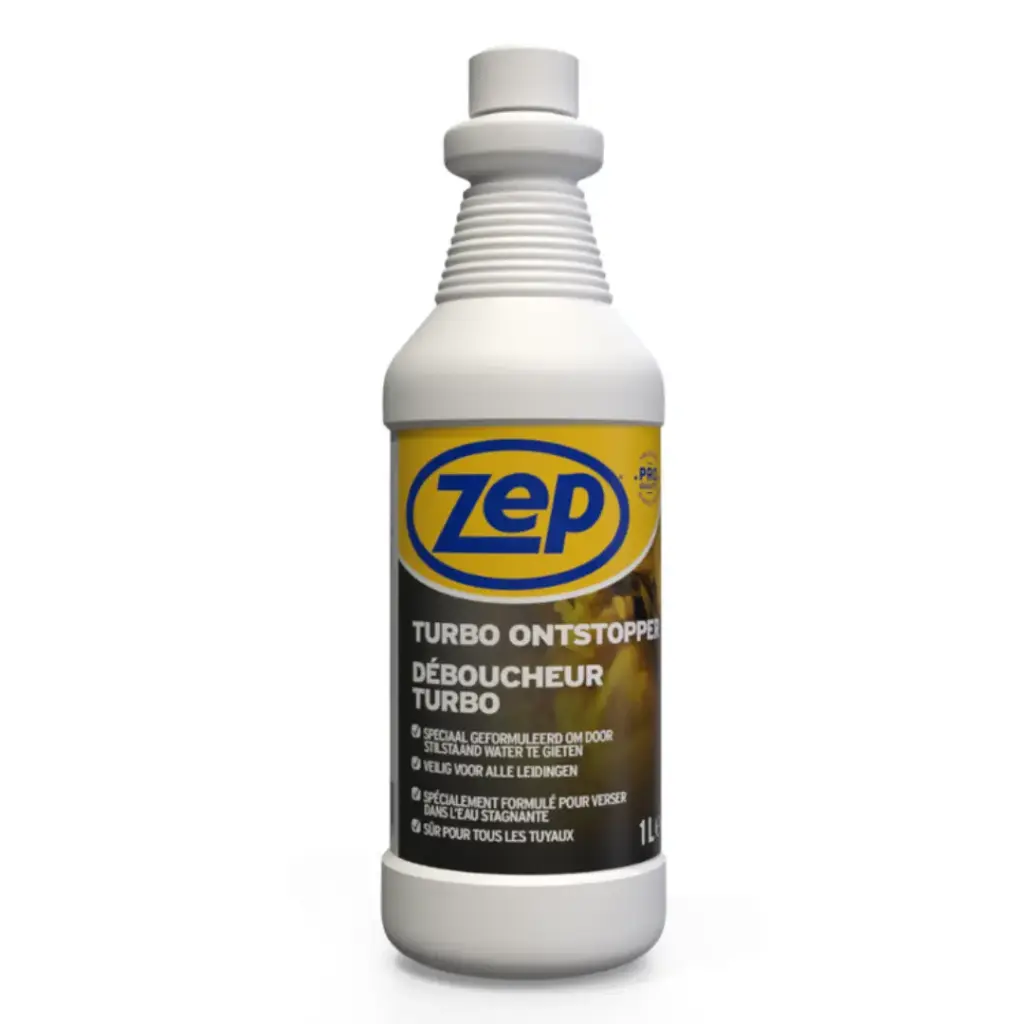 Zep Turbo ontstopper, Fles a 1 liter.