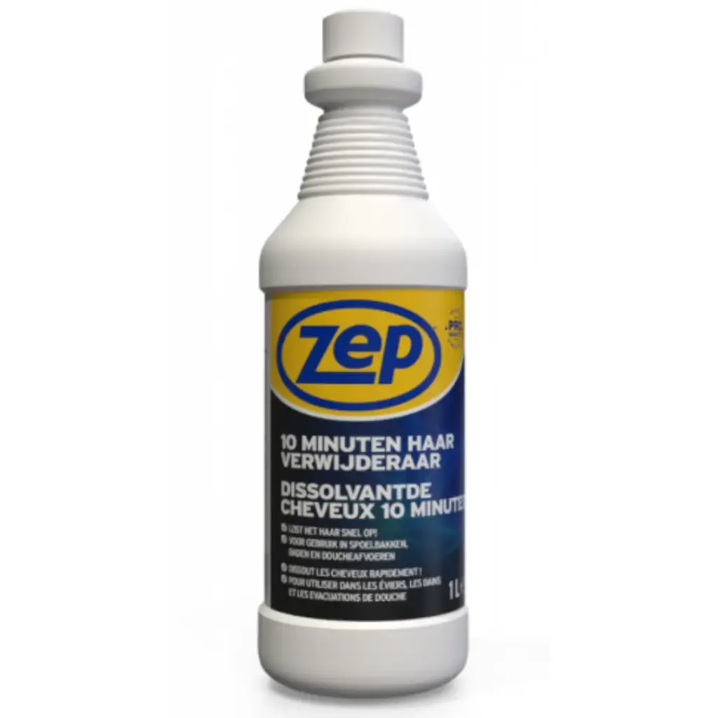 Zep 10 Minuten haar verwijderaar, Fles a 1 liter. 