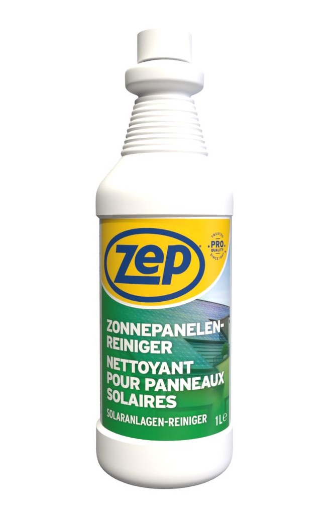 Zep Solar panel cleaner, Bottle a 1 liter. 