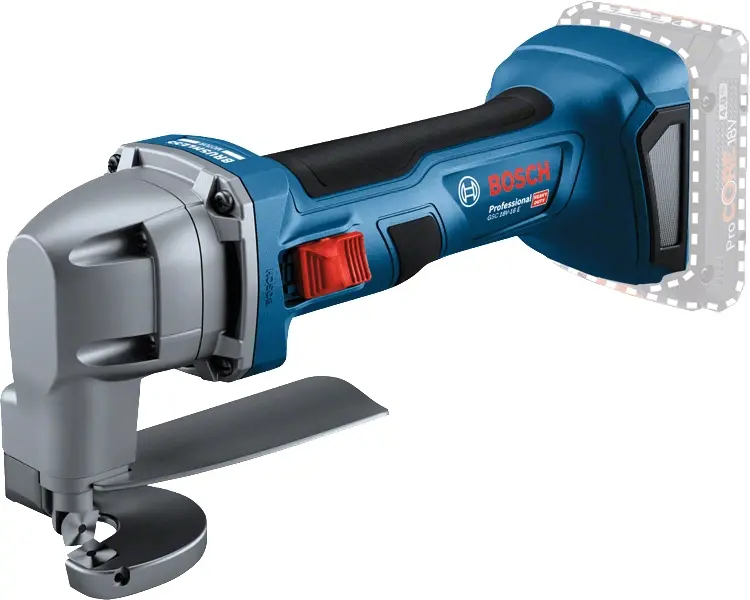 Bosch GSC 18V-16 E Accu Plaatschaar 1,6 mm, p/n 0601926300, ACCU NIET INBEGREPEN