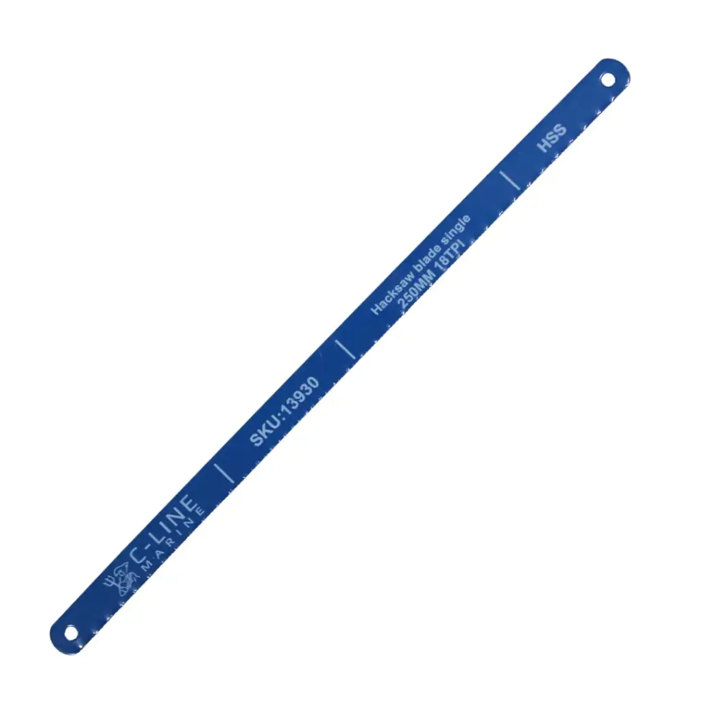 C-Line Single Hacksaw Blade High Speed Steel 250 mm x 18 tpi. IMPA 613452