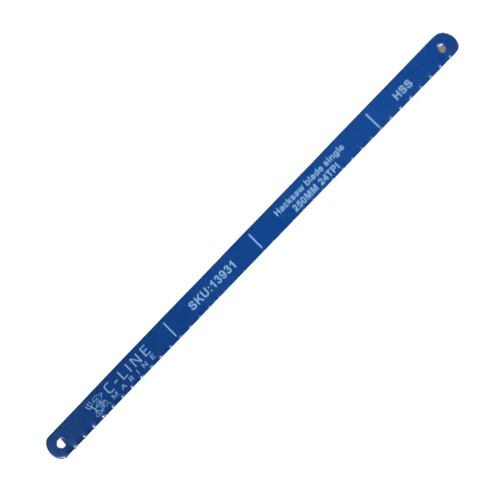 C-Line Single Hacksaw Blade High Speed Steel 250 mm x 24 tpi. IMPA 613453