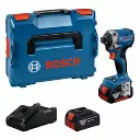 Bosch GDR 18V-215, Accu slagschroevendraaier incl lader en 2 x 4.0Ah accu's, in kunststof box, 06019N2002, UN 3481