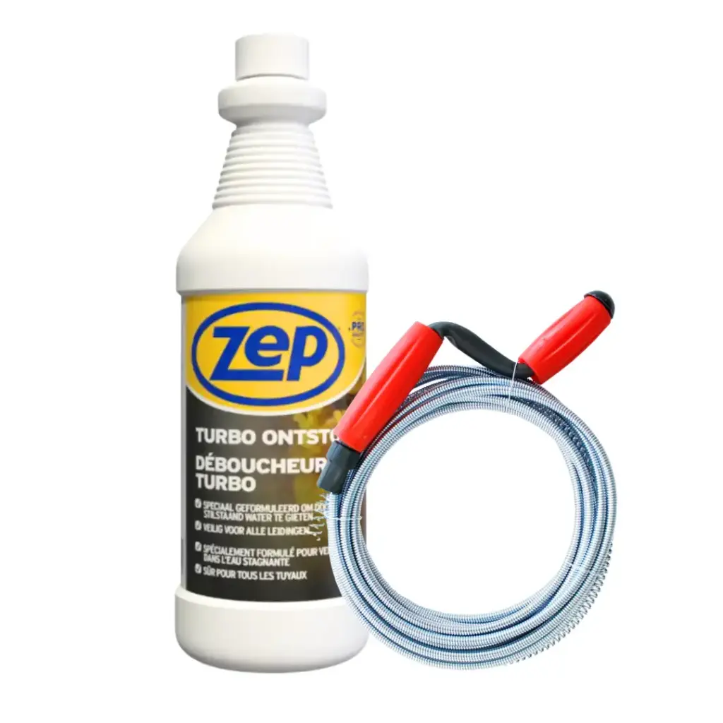 Zep Turbo Drain Opener & Cleaning Spring, Diameter 6 mm, Length 5 m