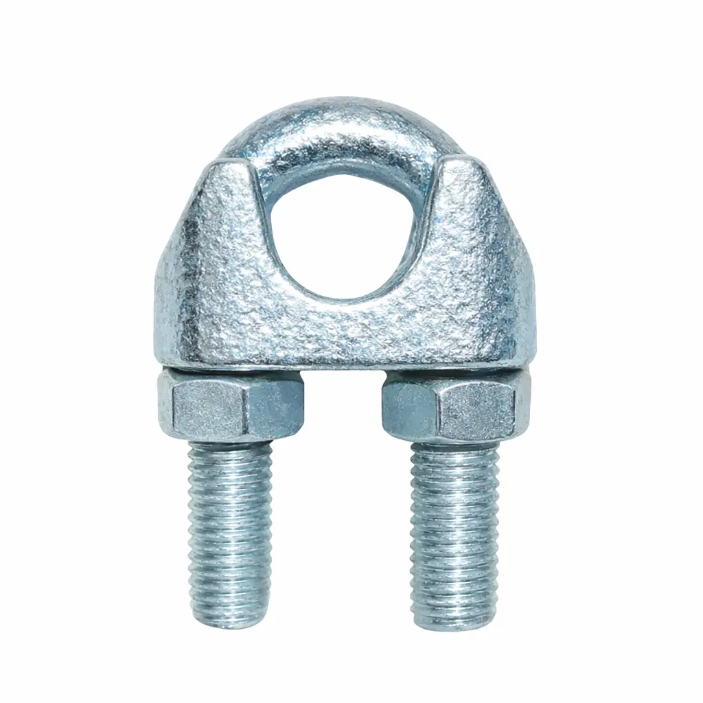 Wire rope clip 6mm Zinc Plated DIN 741, IMPA 230817 