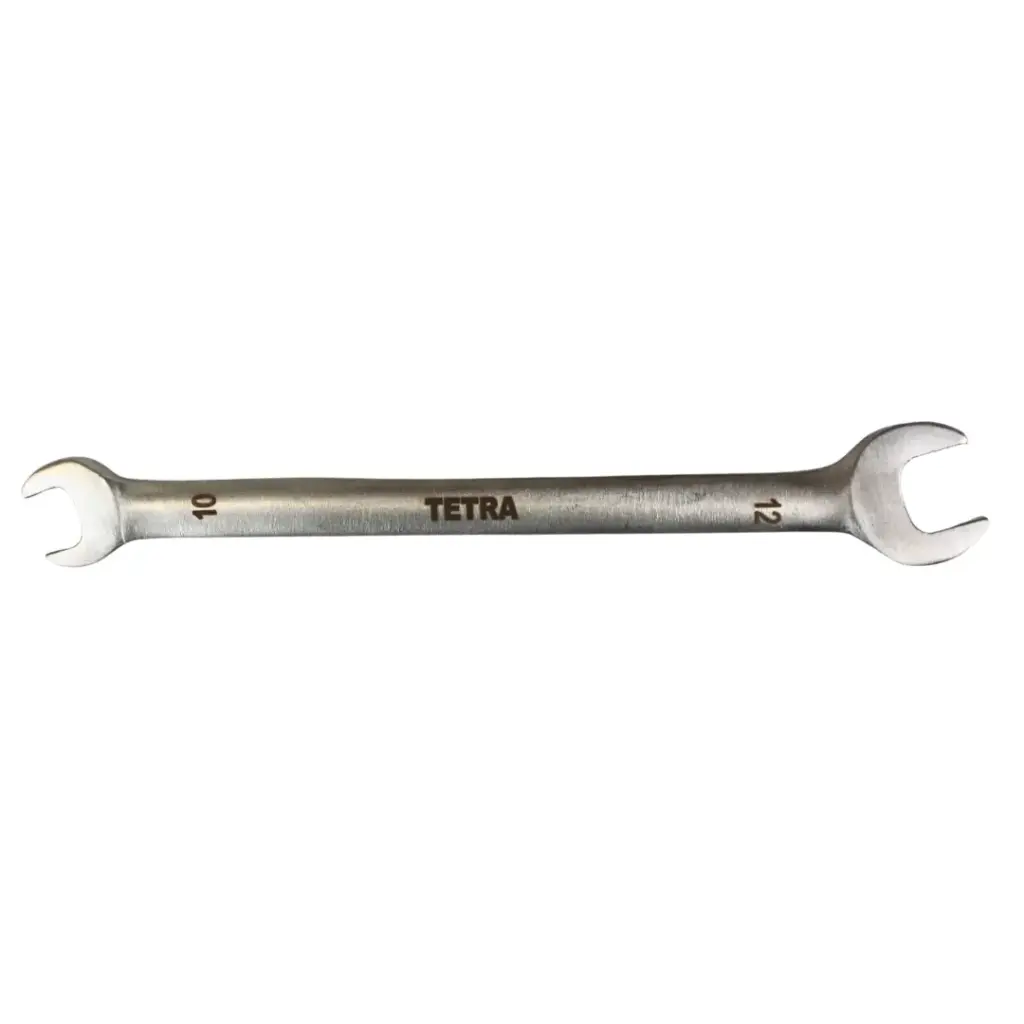 TETRA Wrench Double Open End 10 x 12mm Stainless Steel, IMPA 616029