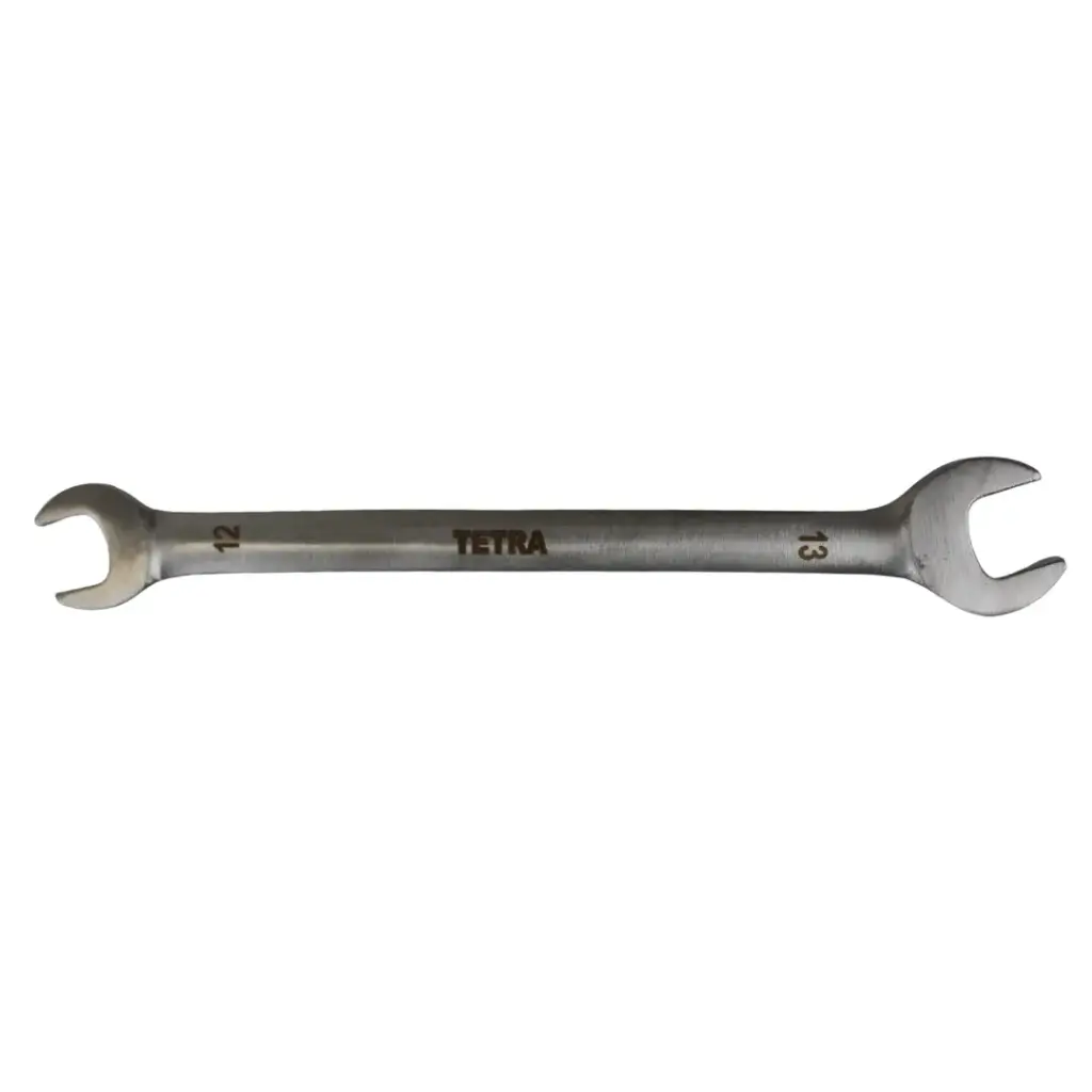 TETRA Wrench Double Open End 12 x 13mm Stainless Steel, IMPA 616030
