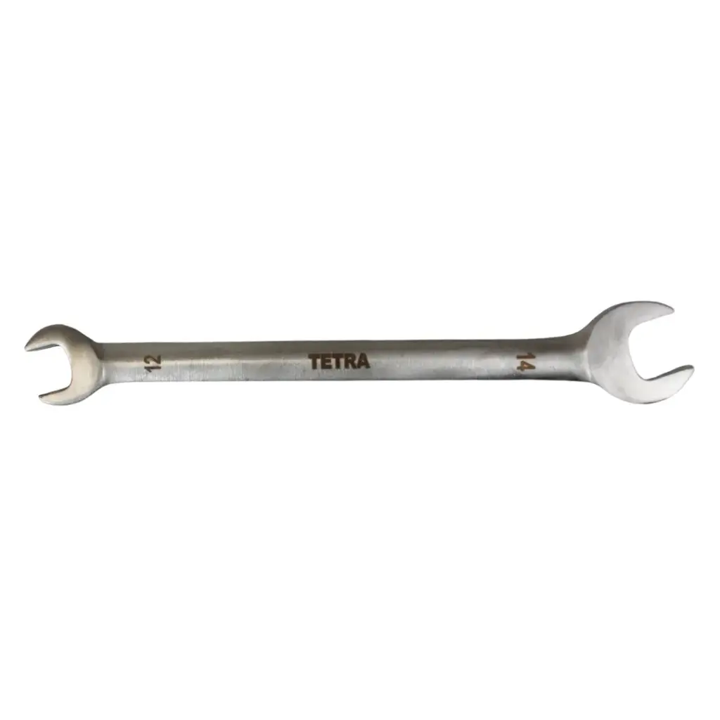 TETRA Wrench Double Open End 12 x 14mm Stainless Steel, IMPA 616031