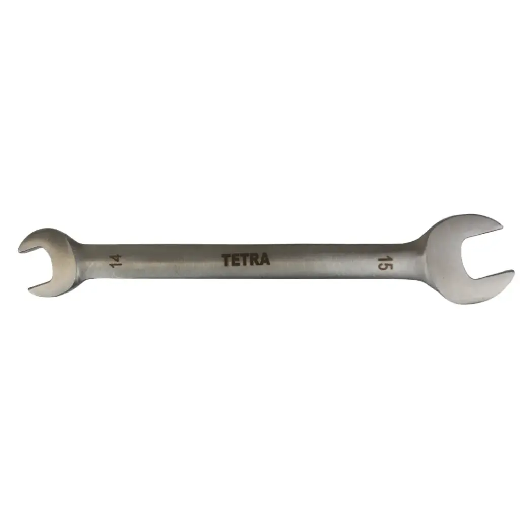 TETRA Wrench Double Open End 14 x 15m Stainless Steel
