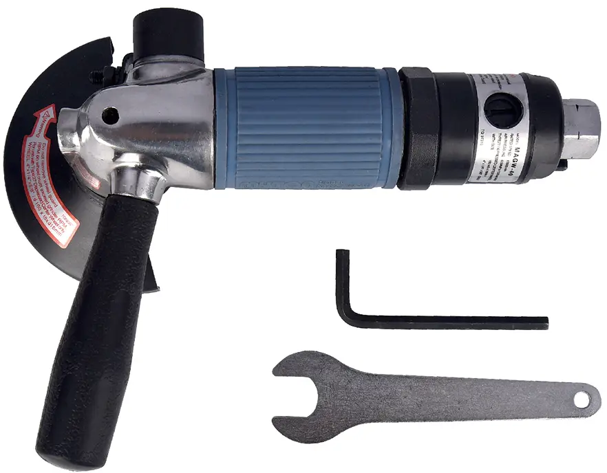 HF-40 Pneumatische Haakse Slijptol (Type MAGW-40) met een diameter van100 mm en een gat 16mm, IMPA 590306