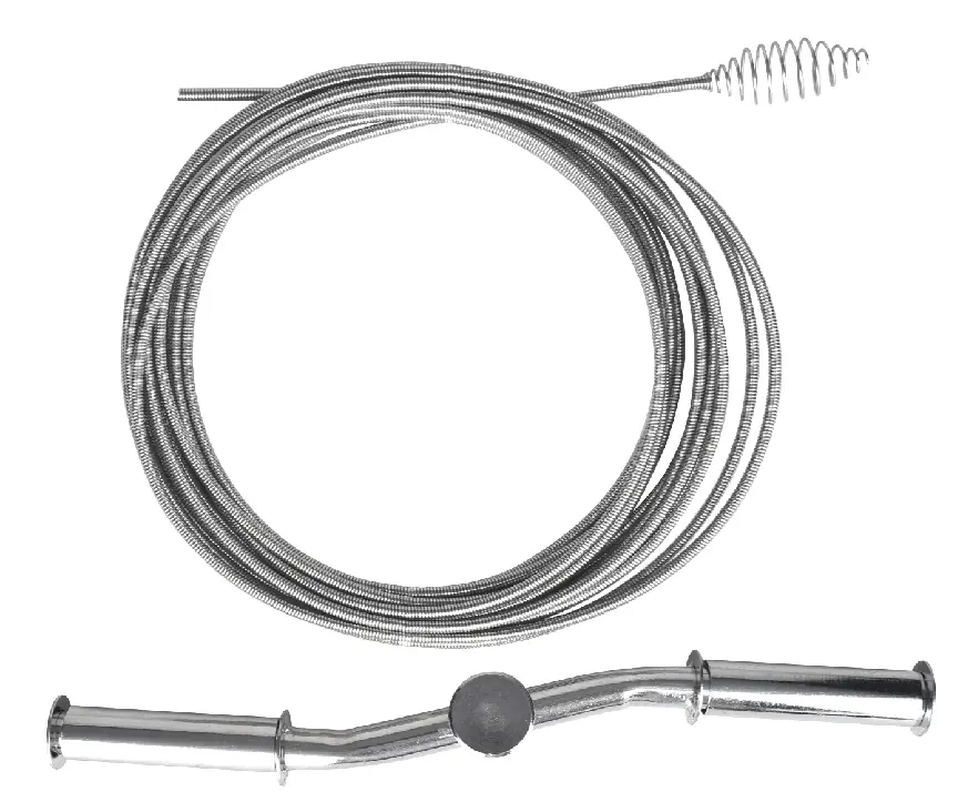 Reinigingsveer, Diam 6 mm, Lengte 5 m, IMPA 615201, met hendel