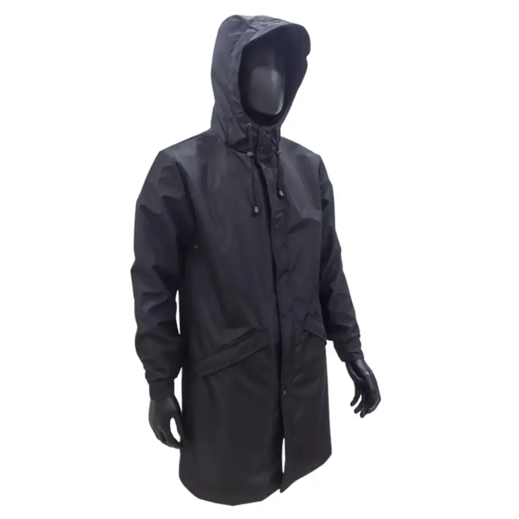 C-Line Rain Jacket, Black, XS (Mesh Lining)