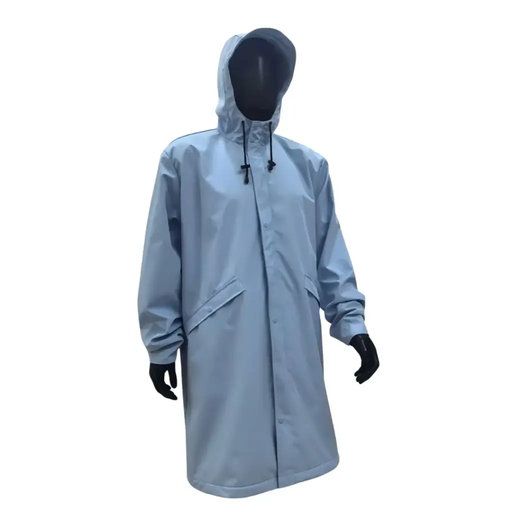 C-Line Rain Jacket, Light Blue, L (Mesh Lining)