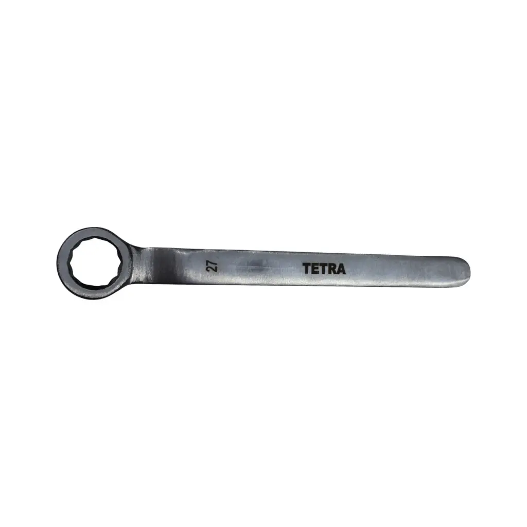 TETRA Single end 60 degree offset wrench 27mm 12-point. Stainless Steel IMPA 616057