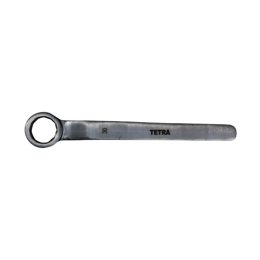 TETRA Single end 60 degree offset wrench 30mm 12-point. Stainless Steel IMPA 616058