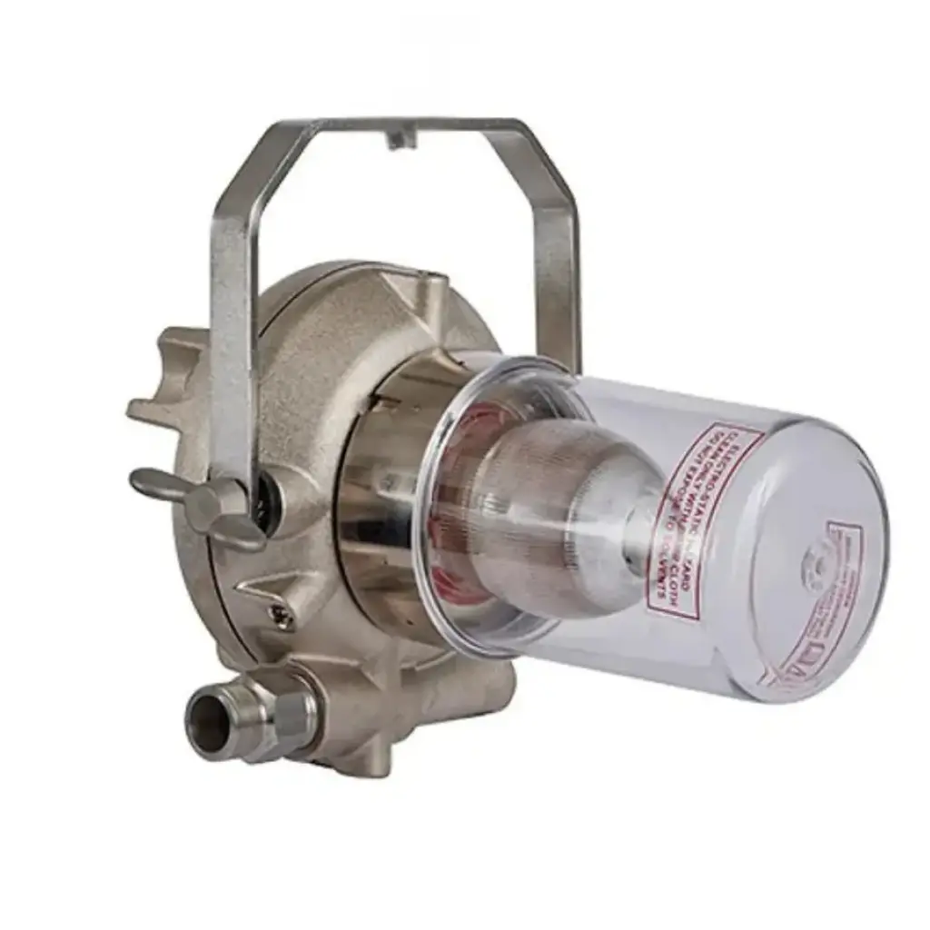 Wolf A-TL44C, Pneumatische ATEX werklamp, Aluminium, gecertificeerd voor zone 1, 2, 21 & 22. 24 V, 250 W, IMPA 330638