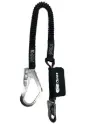 Climax 50, Enkele elastische vanglijn met valdemper, 1 x 51 mm steigerhaak, 1 x 18 mm snap-hook, EN355, IMPA 311535