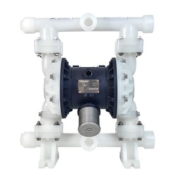 [12991] TETRA TDPKN-25 PP/T, Pneumatische membraanpomp, Polypropyleen frame, Teflon membranen, in/uit 1", air inlet 1/2", IMPA 591612[87.0](422.0)