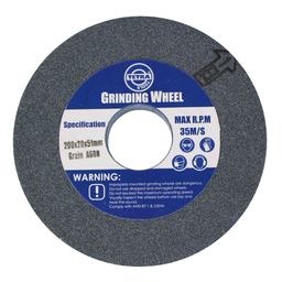 [13148] Tetra Abrasive wheel 200 x 20 mm, grit 60, hole 51 mm, IMPA 614820[43.0](9.35)