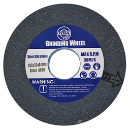[13149] Tetra Abrasive wheel 200 x 20 mm, grit 80, hole 51 mm, IMPA 614820[44.0](9.35)