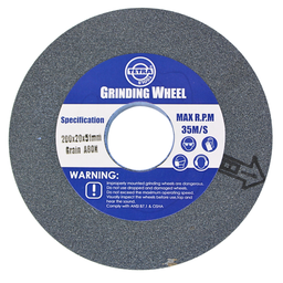 [13152] Tetra Abrasive wheel 200 x 25 mm, grit 80, hole 51 mm, IMPA 614820[44.0](10.25)