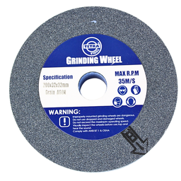 [13154] Tetra Abrasive wheel 200 x 32 mm, grit 60, hole 32 mm, IMPA 614820[51.0](11.75)