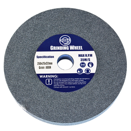 [13158] TETRA Rechte slijpsteen 250 x 25 mm, korrel 80, asgat 32 mm, IMPA 614820[35.0](15.25)
