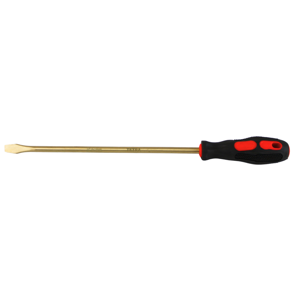 [13269] TETRA Slotted blade screwdriver 250x9,0mm Non-Spark Aluminium-Bronze IMPA 615907