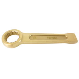 [13296] TETRA Striking 12-point ring wrench 30 mm Non-Spark Aluminium-Bronze, IMPA 615603[55.0](35.65)